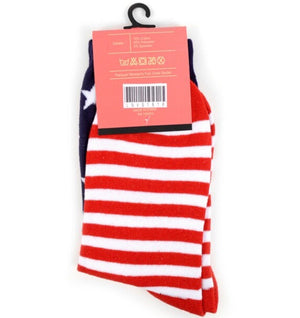 Parquet Brand Ladies AMERICAN FLAG Socks - Novelty Socks for Less