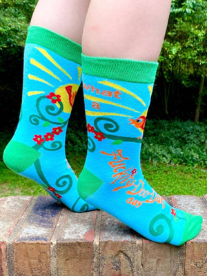 FABDAZ Brand Ladies WHAT A FUCKITY-DOO DAH DAY Socks - Novelty Socks for Less