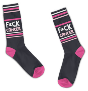 FUNATIC Brand Unisex Socks’F*CK CANCER* - Novelty Socks for Less