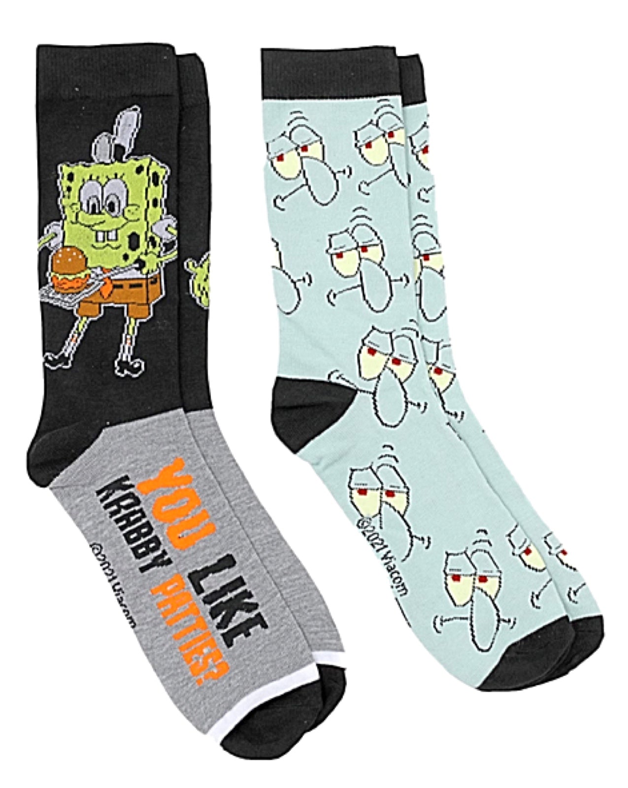 Spongebob Squarepants Mr. Krabs Sub Crew Socks