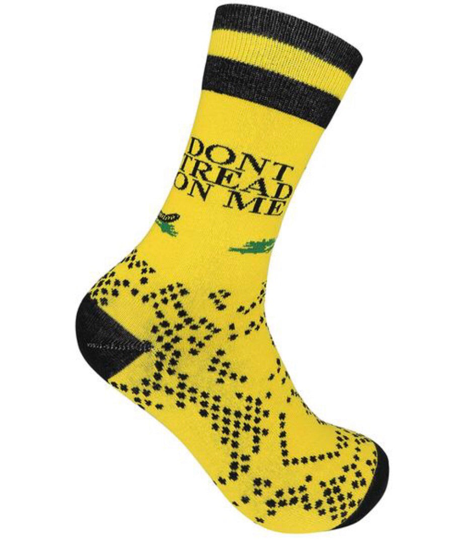 FUNATIC BRAND ‘DON’T TREAD ON ME’ UNISEX - Novelty Socks for Less