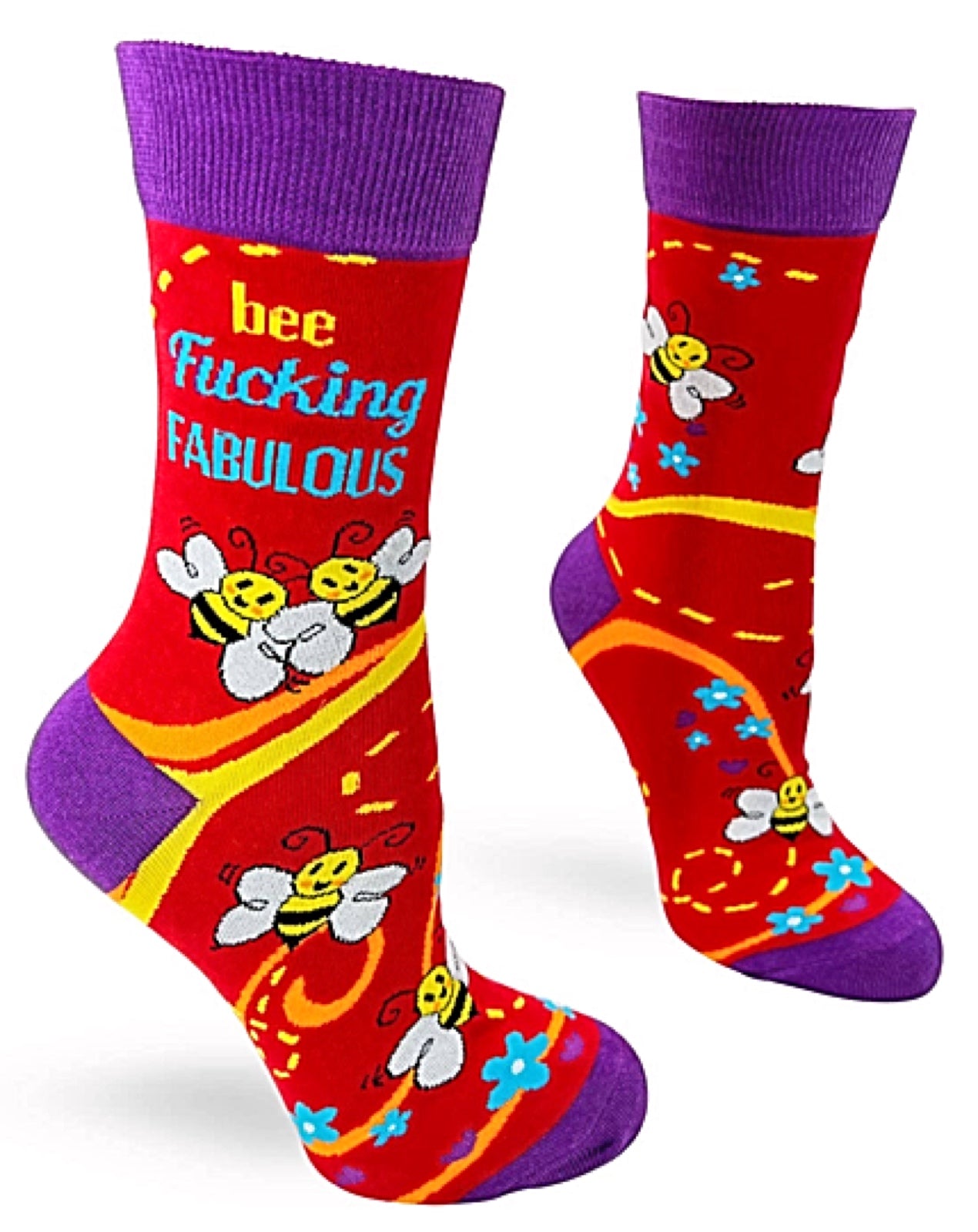 Funny Novelty Crew Socks For Women - Fabdaz – FabDaz