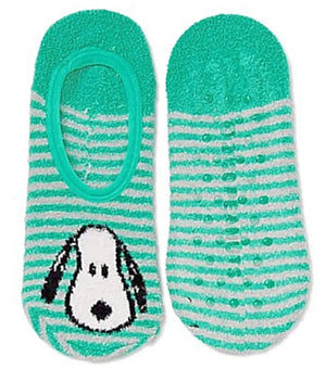 PEANUTS Ladies SNOOPY ST. PATRICKS DAY Liner Gripper Bottom Socks - Novelty Socks for Less