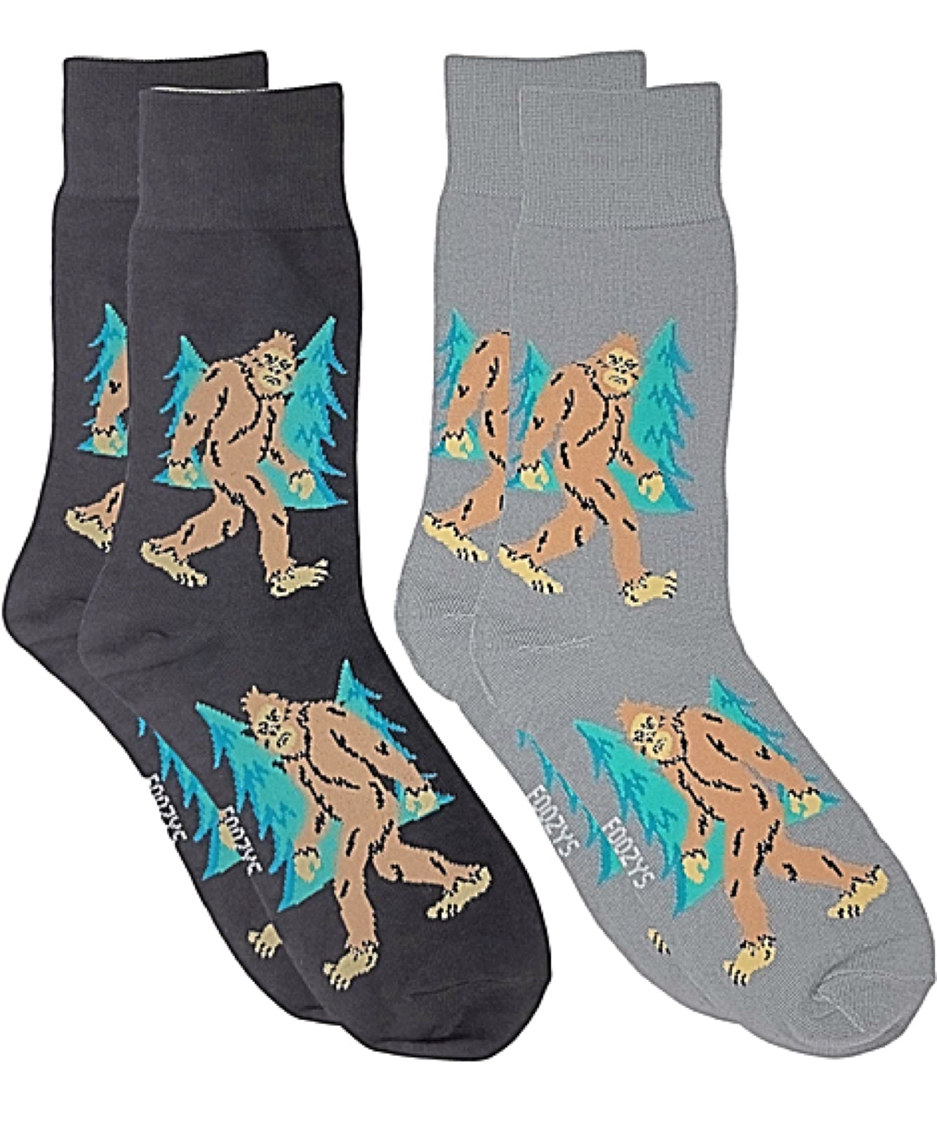 Good Luck Sock Men's Bigfoot & Yeti Socks, Adult