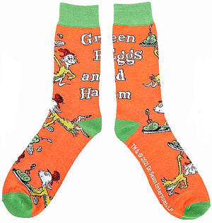 DR. SEUSS Men’s 3 Pair Of Socks CAT IN THE HAT BIOWORLD Brand - Novelty Socks for Less