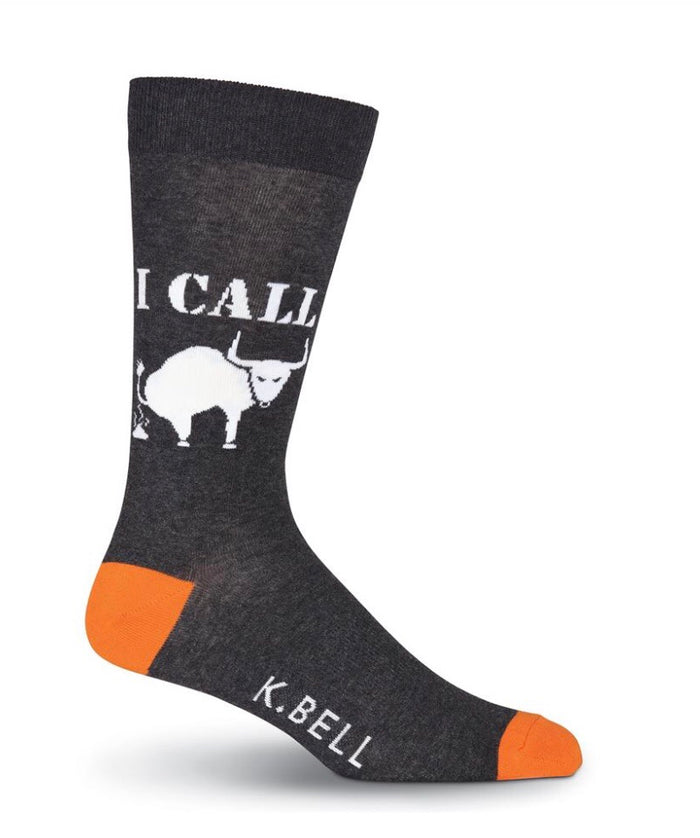 K. Bell Men’s ‘I CALL BULLSHIT' Socks
