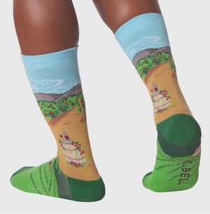 K. BELL Mens VINEYARD/WINERY Socks MADE IN USA - Novelty Socks for Less
