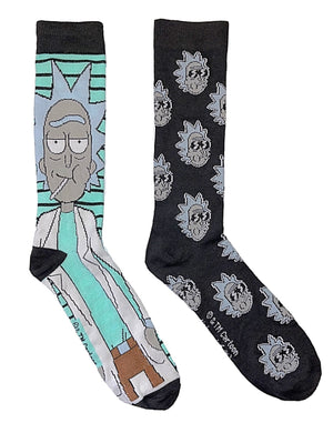RICK & MORTY Men’s 2 Pair Of Socks - Novelty Socks for Less
