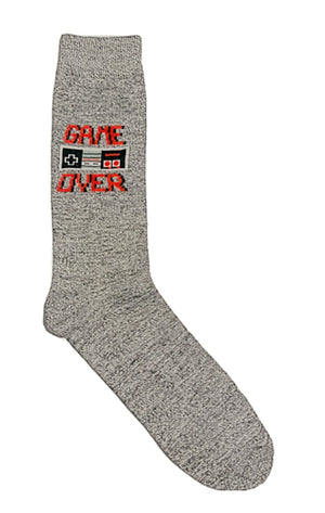 NINTENDO ENTERTAINMENT SYSTEM Men’s Socks ‘GAME OVER’ - Novelty Socks for Less
