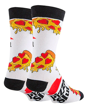 OOOH YEAH Brand Men’s PIZZA SLUT Socks - Novelty Socks for Less
