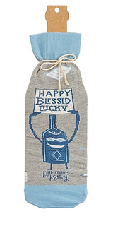 Primitives By Kathy BOTTLE SOCK ‘WORDS CAN’T EXPRESS WHAT I’M FEEING, BUT WINE CAN’ - Novelty Socks for Less