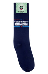 FUNATIC Brand Unisex ‘LET’S GO BRANDON’ Socks - Novelty Socks for Less
