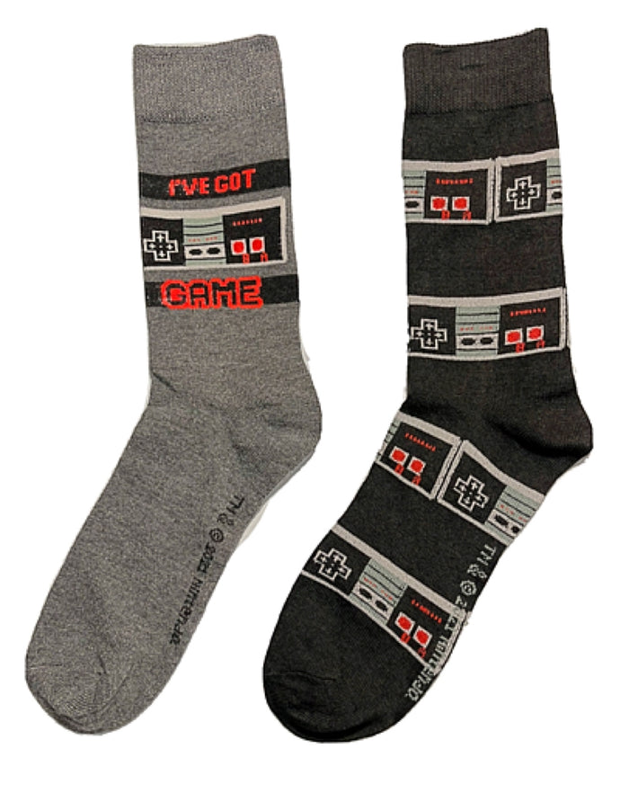 NINTENDO Men’s 2 Pair Of Socks ‘I’VE GOT GAME’