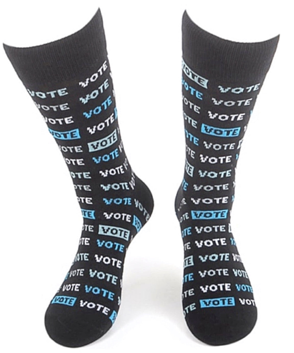 PARQUET BRAND Men’s VOTE Socks ELECTION DAY (CHOOSE COLOR BLACK OR GRAY) - Novelty Socks for Less