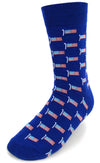 PARQUET BRAND MEN’S AMERICAN FLAG SOCKS (CHOOSE COLOR) - Novelty Socks for Less