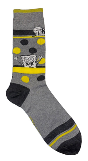 SPONGEBOB SQUAREPANTS Men’s Socks DOODLE BOB - Novelty Socks for Less