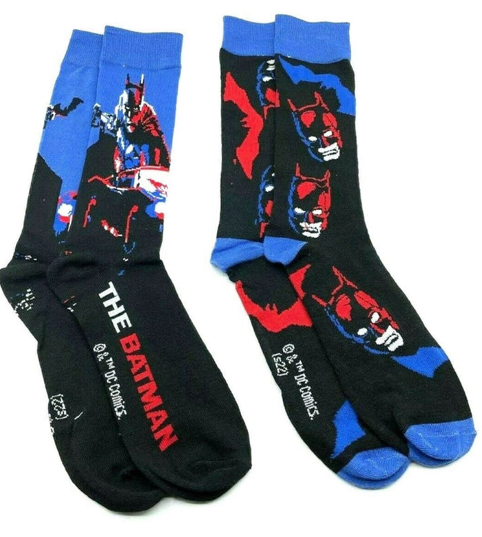 DC COMICS BATMAN Men’s 2 Pair of Socks