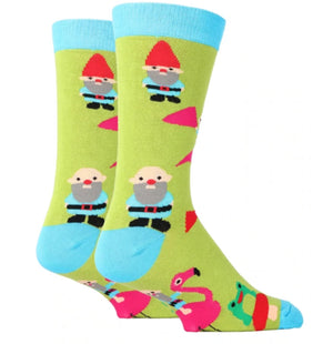 OOOH YEAH Brand Men’s PARTY GNOMES Socks - Novelty Socks for Less