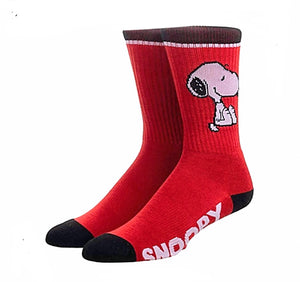 PEANUTS Men’s 2 Pair Socks SNOOPY & WOODSTOCK BIOWORLD Brand - Novelty Socks for Less
