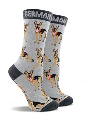 WHEEL HOUSE DESIGNS Men’s GERMAN SHEPHERD Dog Socks - Novelty Socks for Less