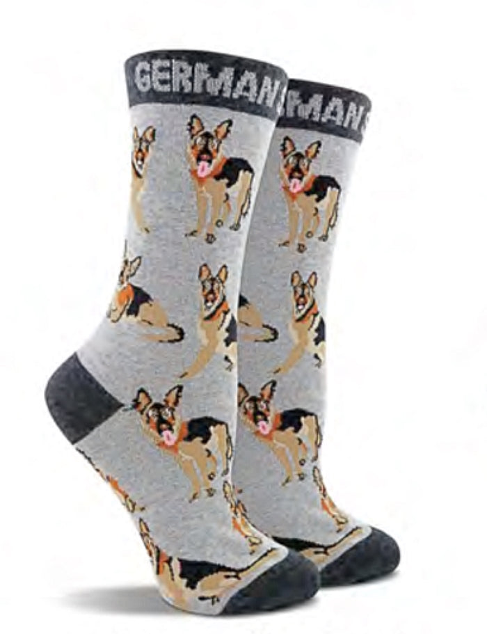 WHEEL HOUSE DESIGNS Brand Men’s GERMAN SHEPHERD Dog Socks