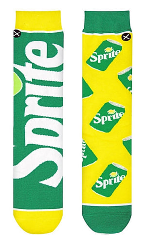 SPRITE SODA MEN’S SOCKS ODD SOX BRAND - Novelty Socks for Less
