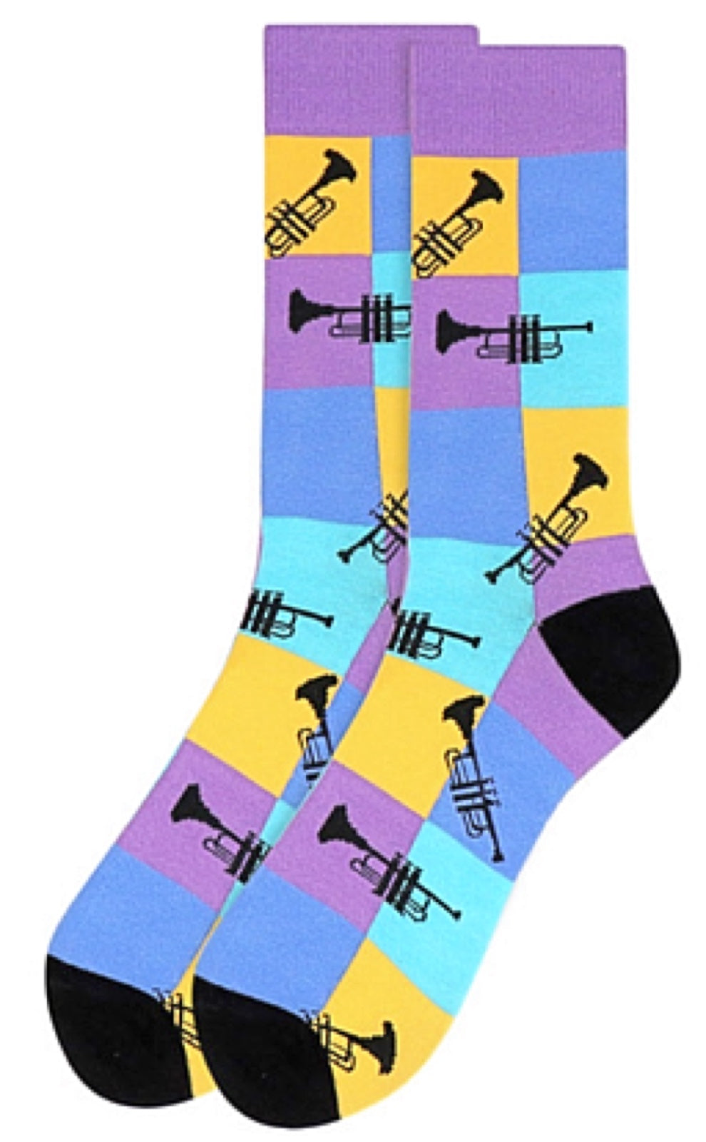 PARQUET Mens TRUMPET Socks - Novelty Socks for Less