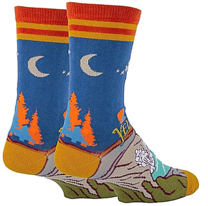 OOOH YEAH Brand Men’s YELLOWSTONE Socks - Novelty Socks for Less