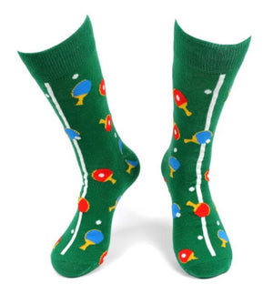 PARQUET Brand Mens PING PONG Socks - Novelty Socks for Less