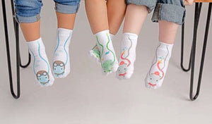 SQUID SOCKS Brand Unisex INFANT/TODDLER 3 Pair Of STAY ON Socks ‘CALEB COLLECTION’ - Novelty Socks for Less