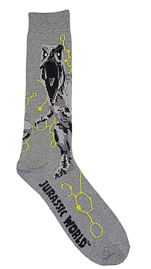 JURASSIC PARK/WORLD Men’s Socks WITH T-REX - Novelty Socks for Less