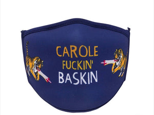 FUNATIC BRAND TIGER KING FACE MASK COVER ‘CAROL F-N BASKIN’ - Novelty Socks for Less