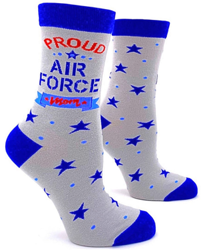 FABDAZ Brand Ladies PROUD AIR FORCE MOM Socks