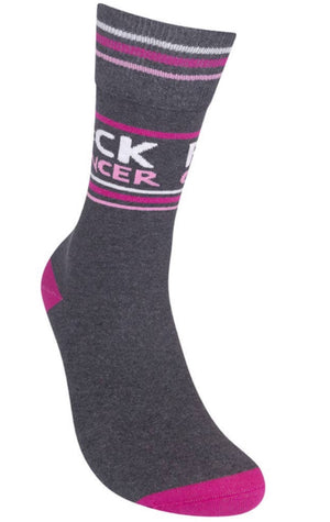 FUNATIC Brand Unisex Socks’F*CK CANCER* - Novelty Socks for Less