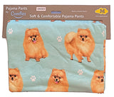 COMFIES Brand Unisex POMERANIAN Pajama Bottoms E&S Pets (CHOOSE SIZE) - Novelty Socks for Less