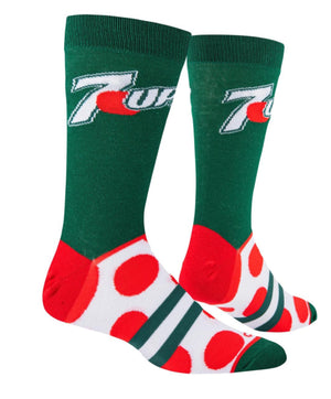 7-UP SODA Men’s Socks COOL SOCKS Brand - Novelty Socks for Less