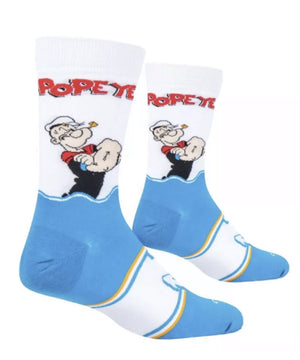 POPEYE THE SAILOR Men's Socks WITH ANCHOR COOL SOCKS BRAND - Novelty Socks for Less