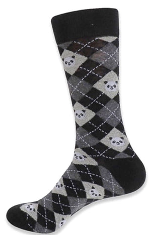 PARQUET BRAND Mens GIANT PANDA Socks - Novelty Socks for Less