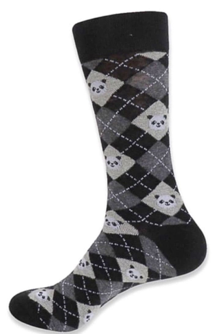PARQUET BRAND Men's GIANT PANDA Socks
