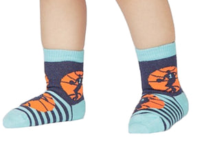 SOCK IT TO ME BRAND TODDLER BOYS BASKETBALL NON-SLIP GRIP SOCKS - Novelty Socks for Less