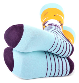 PARQUET BRAND MEN’S TROPICAL SUNSET SOCKS - Novelty Socks for Less