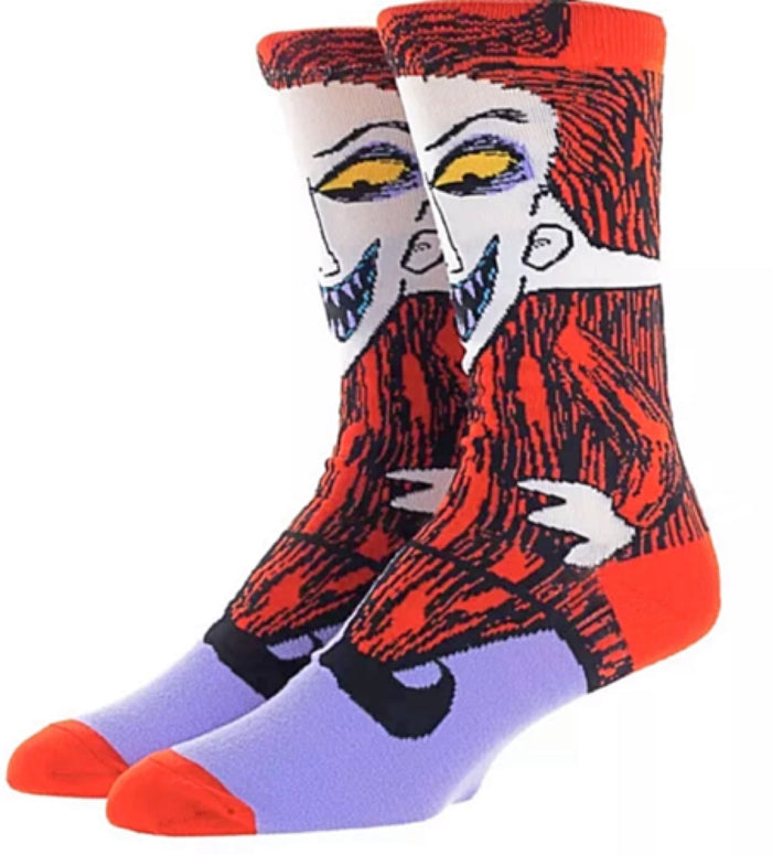 DISNEY THE NIGHTMARE BEFORE CHRISTMAS Men’s LOCK 360 Socks BIOWORLD Brand