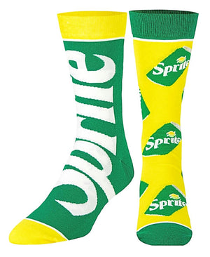 SPRITE SODA MEN’S SOCKS ODD SOX BRAND - Novelty Socks for Less
