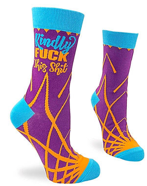 FABDAZ Brand Ladies KINDLY FUCK THIS SHIT Socks - Novelty Socks for Less