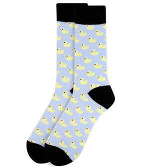Parquet Brand Men’s YELLOW DUCKS Socks - Novelty Socks for Less