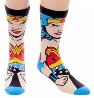 DC COMICS Men’s WONDER WOMAN 360 Socks - Novelty Socks for Less