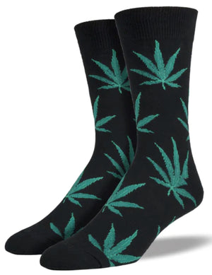 SOCKSMITH Brand MEN’s MARIJUANA POT WEED Socks - Novelty Socks for Less