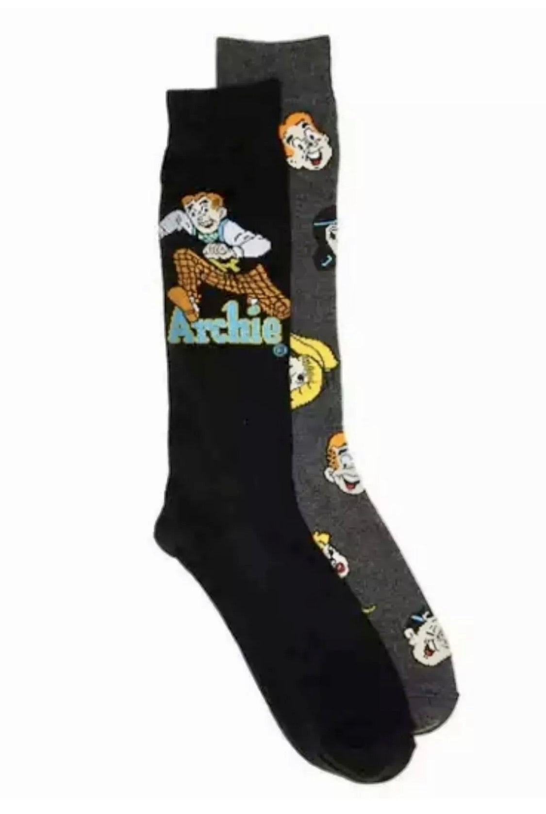 DISNEY MEN’s MICKEY MOUSE 2 PAIR OF SOCKS