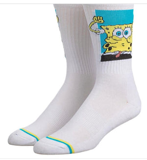 SPONGEBOB SQUAREPANTS Men’s Socks BIOWORLD Brand - Novelty Socks for Less
