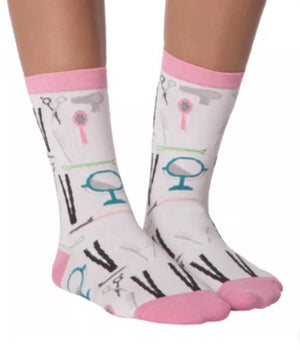 K. BELL Ladies HAIR SYLIST/SALON Socks - Novelty Socks for Less